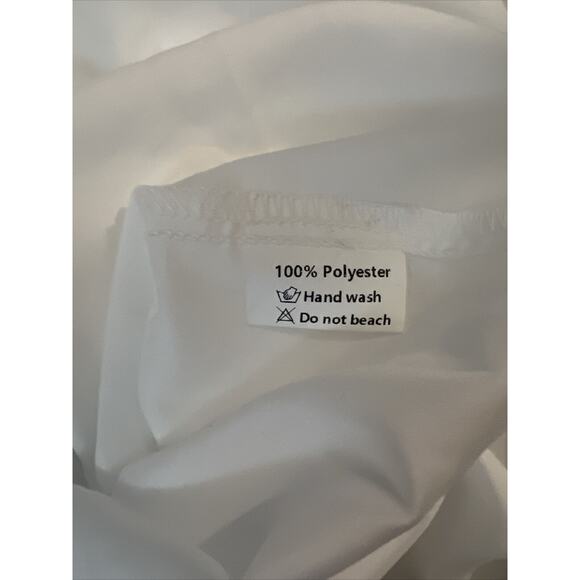 KOJOOIN One Shoulder Swiss Dot Relaxed Dress Women’s S New - Picture 8 of 8